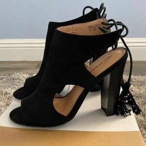 Call it spring black heels
